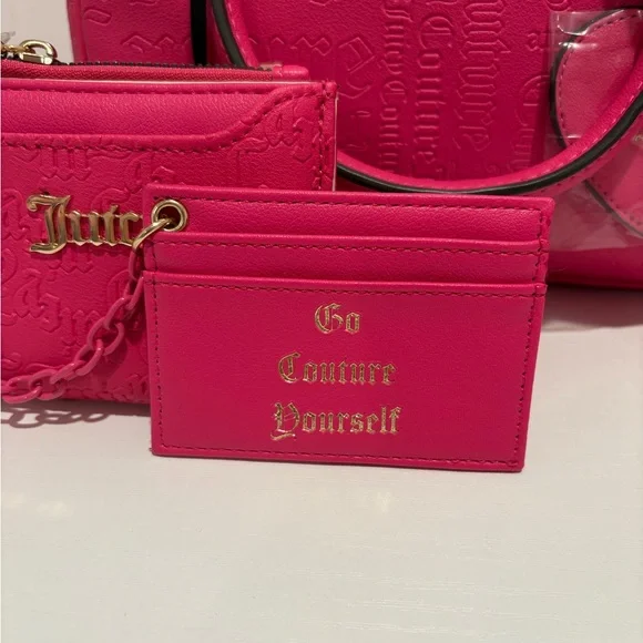 Juicy Couture Free Love Satchel Bag with Matching Wallet - Picture 10 of 10